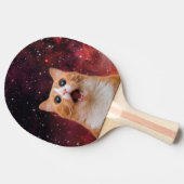 あきれた宇宙猫 卓球ラケット (横)
