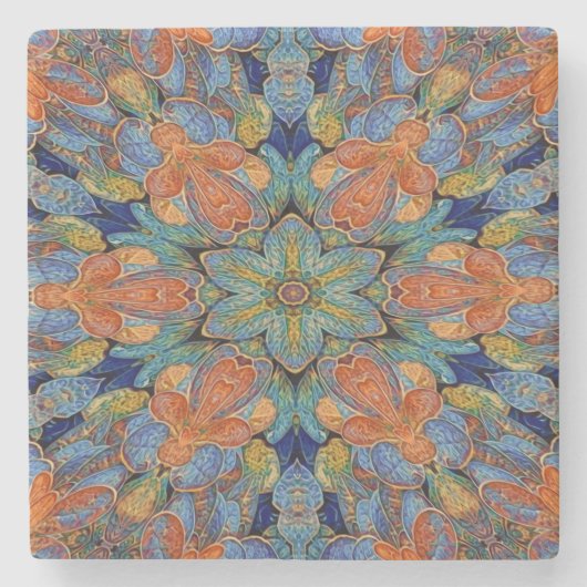 『あき子』コースター ストーンコースター (正面)