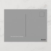 あくびするコアラおもしろい引用文 ポストカード (裏面)