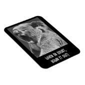 あくびするコアラ – おもしろい引用文 マグネット (右側)