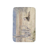 あくびするライオン バスマット (正面縦)