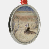 あくびするライオン メタルオーナメント (右)