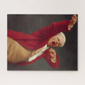 あくびする男（自画像） (Joseph Ducreux) ジグソーパズル (横)