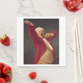 あくびする男（自画像） (Joseph Ducreux) スタンダードランチョンナプキン (インサイチュ)