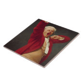 あくびする男（自画像） (Joseph Ducreux) タイル (側面)