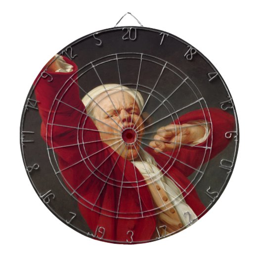 あくびする男（自画像） (Joseph Ducreux) ダーツボード (正面)