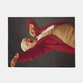 あくびする男（自画像） (Joseph Ducreux) ドアマット