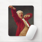 あくびする男(自画像) (Joseph Ducreux) マウスパッド (マウス)