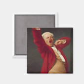 あくびする男（自画像） (Joseph Ducreux) マグネット (正面/裏面)