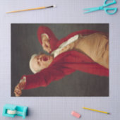 あくびする男（自画像） (Joseph Ducreux) 薄葉紙 (クラフト)