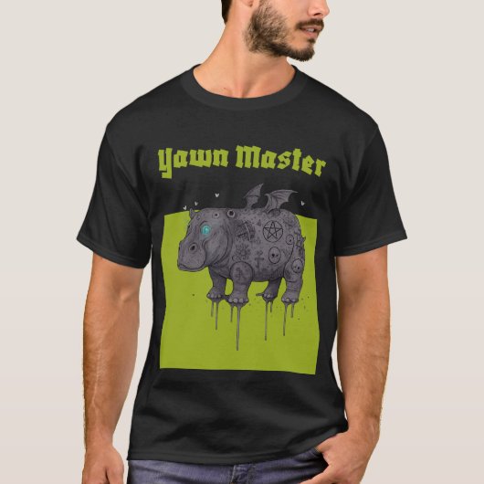 あくびの達人 Tシャツ (正面)