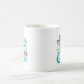 あくびはおもしろいコーヒ静かーの叫び声 コーヒーマグカップ (中央)