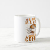 あくびは静かの叫び コーヒーマグカップ (正面右)