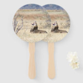 あくびをするライオン ハンドファン (正面&裏面)