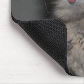 あくびをする子猫のマウスパッド マウスパッド (コーナー)