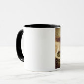 あくびをする犬のマグ マグカップ (正面左)