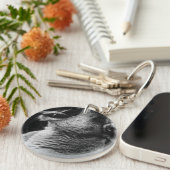 あくびライオン キーホルダー (正面右)