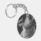 あくびライオン キーホルダー (正面左)