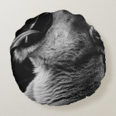 あくびライオン ラウンドクッション (裏面)