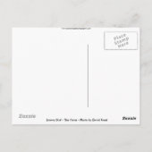 『あくび』 ポストカード (裏面)