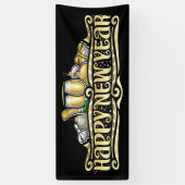 あけましておめでとうございます  横断幕 (縦)