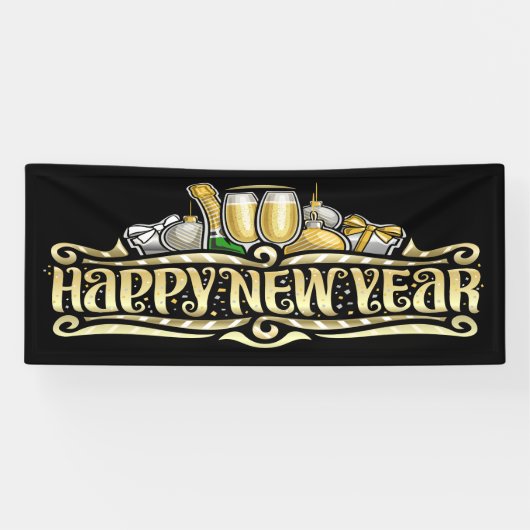 あけましておめでとうございます  横断幕 (横)