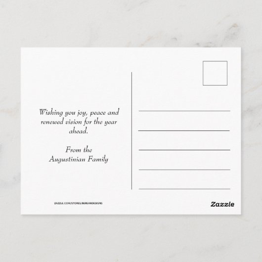 あけましておめでとうございます！2020 ビジョン オーダーメイド シーズン ポストカード (裏面)