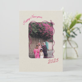 あけましておめでとう2025 家族への年始のご挨 シーズンカード