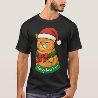 あけましておめでとう、ねずみクリスマス、メリークリスマス Tシャツ