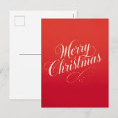 あけましておめでとう　クリスマス　ホリデーシーズン シーズンポストカード (正面/裏面)