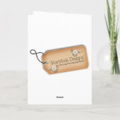 あけましておめでとう、シャンパン、時計、星、挨拶 シーズンカード (裏面)