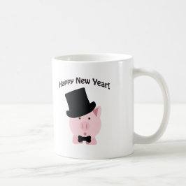 あけましておめでとう!ダッパーピッグ コーヒーマグカップ