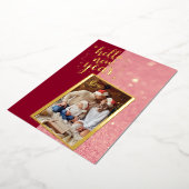 あけましておめでとう 箔シーズンカード (回転した状態)