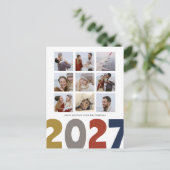 あけましておめでとう | 2018 | 9枚の写真 | ポストカード (スタンド正面)