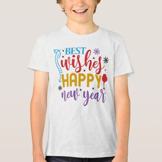 あけましておめでとう-80967 トライブレンドTシャツ (正面)