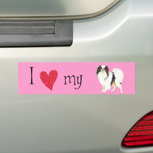 あごが大好日本のき バンパーステッカー (車上)