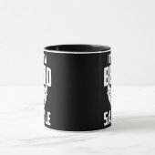 あごひげじゃない鞍付きの父親だおもしろい マグカップ (中央)