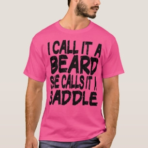 あごひげってサドルの贈り物と呼んでいおもしろいる Tシャツ
