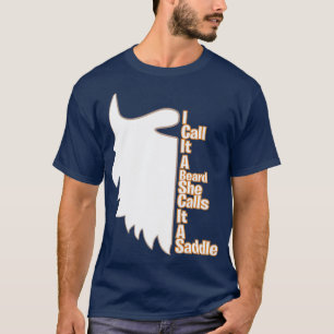 あごひげってサドル必須って呼んでる Tシャツ