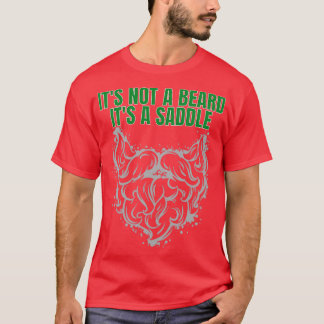 あごひげではないサドルもっとも偉大デザイン2 Tシャツ