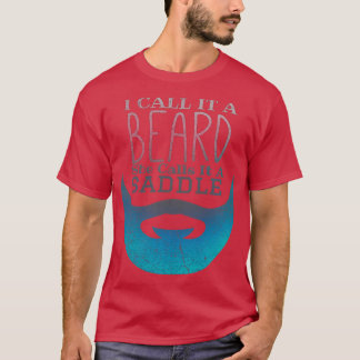 あごひげと呼んでサドルベアーと呼おもしろいぶ Tシャツ