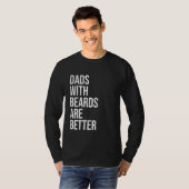 あごひげのあるパパは父の日のユーモアの中で言う Tシャツ (正面フル)