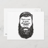 あごひげの愛 ポストカード (正面/裏面)