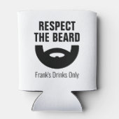 あごひげを尊敬しおもしろいて贈り物を冷やしてくだ男性へさい 缶クーラー (裏面)