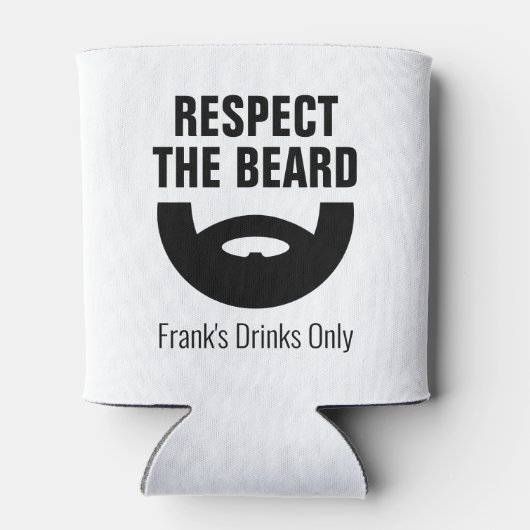 あごひげを尊敬しおもしろいて贈り物を冷やしてくだ男性へさい 缶クーラー (裏面)