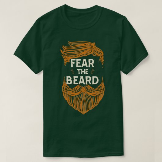 あごひげを恐れる25 Tシャツ (デザイン正面)