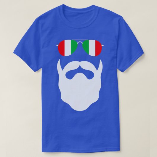 あごひげイタリアの理容師2 Tシャツ (デザイン正面)