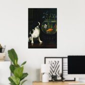 あご日本のと金魚、ヴィンテージアート ポスター (ホームオフィス)