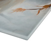 あご日本のは雪のクリスマスを過ごす カッティングボード (角)