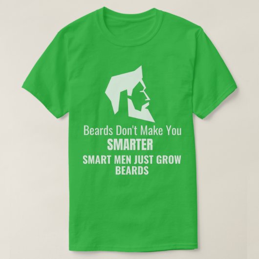 あご頭が切れるは人が成長する Tシャツ (デザイン正面)